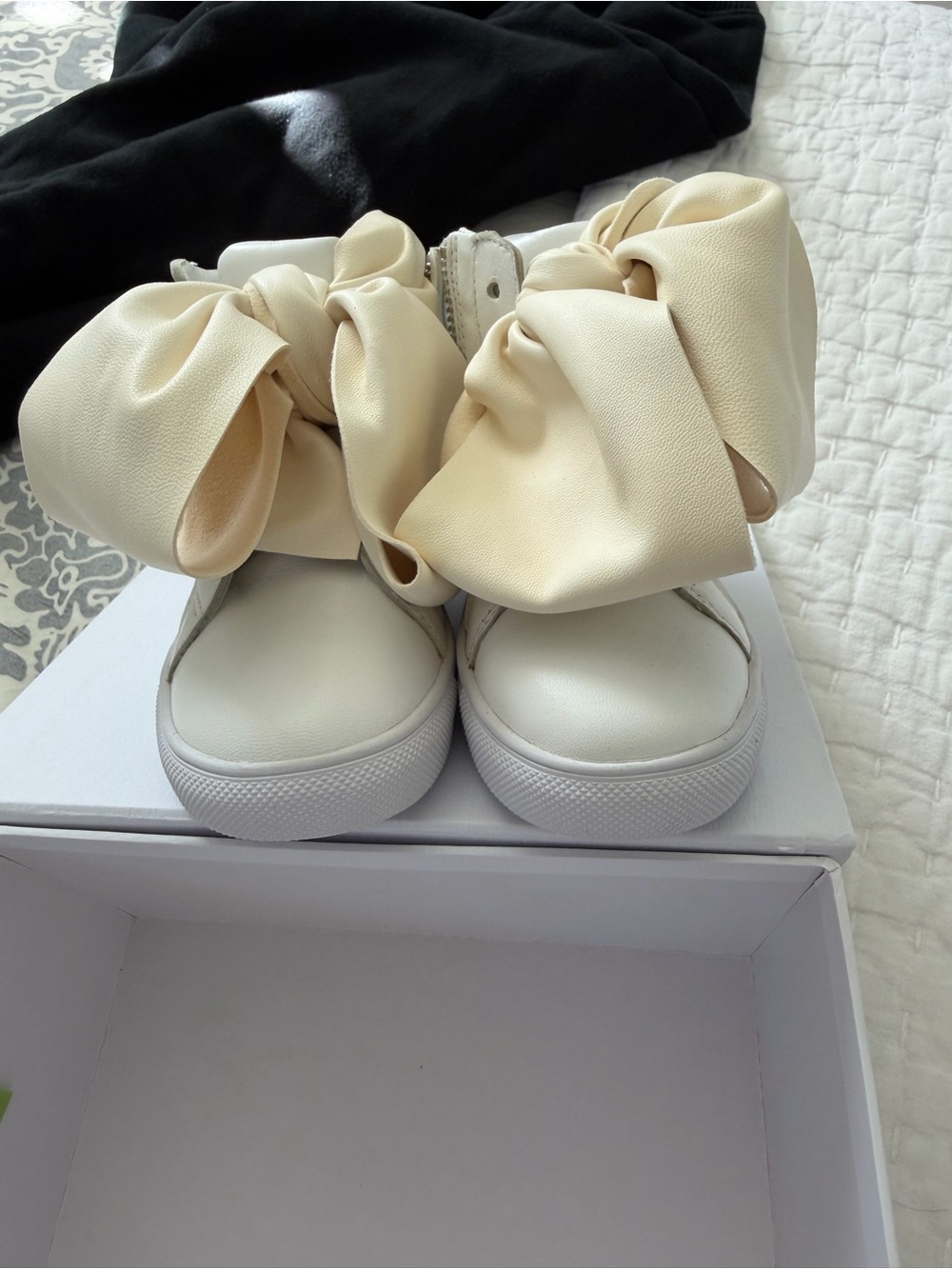 Aminah Abdul Jillil oversized bow high-top sneakers rare